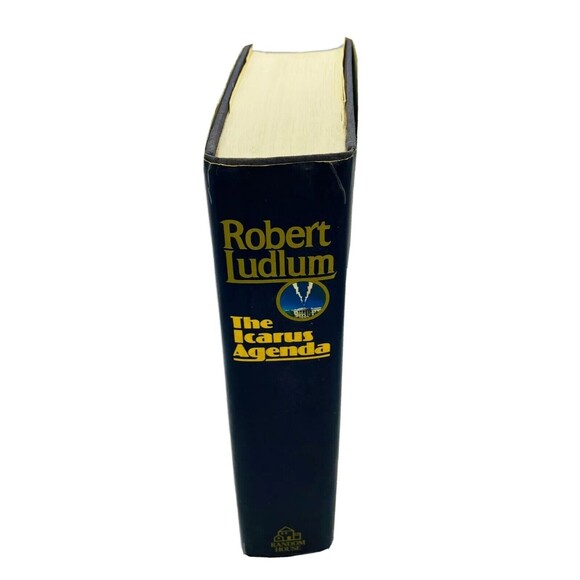 Robert Ludlum The Icarus Agenda  First Edition  1988  Hardcover w/Dust Jacket - Picture 2 of 11